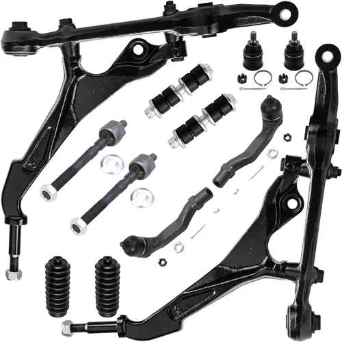 Vista 49 de Detroit Axle - Kit de extremo de 12 piezas para Ford Explorer Mercury Mountaineer 1998-2001 1999 2000, 2 brazos de control delanteros superiores