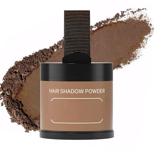 Vista 13 de Polvo para la línea del cabello (caoba) - Cubra instantáneamente las raíces de cabello canoso, sombra para el color del cabello, retoque