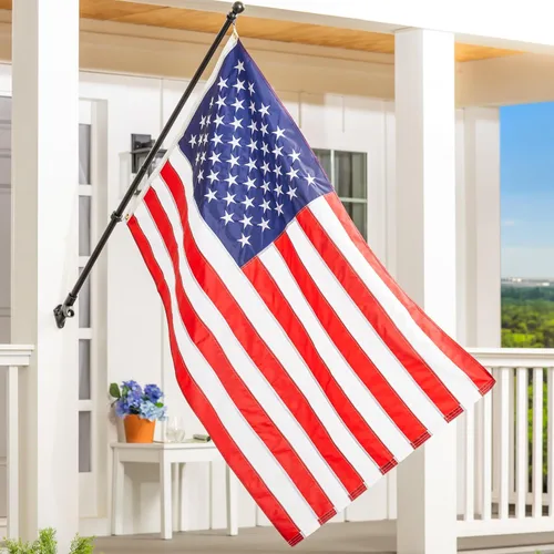 Vista 13 de Evergreen Enterprises EG11220 Bandera de los Estados Unidos de América para jardín.