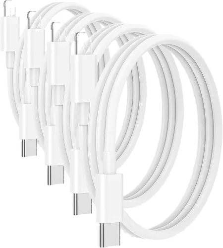 Vista 8 de Paquete de 2 cables USB C a Lightning, cargador tipo C de 10 pies, cable de carga rápida compatible con Apple iPhone 14/14 Pro/14Pro Max/13/13
