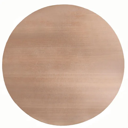Vista 4 de Mesa de centro redonda de 31.3 pulgadas, mesa de centro moderna para sala de estar, estilo escultórico minimalista contemporáneo de granja, grano
