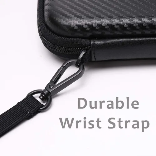 Vista 5 de Funda de viaje compatible con Apple Magic Trackpad 3, 2 (MJ2R2LL/A) - Funda de transporte de almacenamiento rígida prémium (negro)