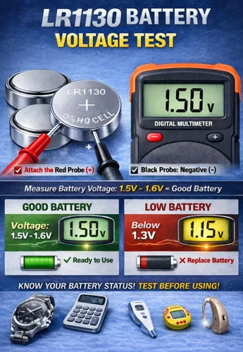 Vista 5 de YKM Paquete de 10 pilas LR1130 AG10 L1131f L1131 L1131c 389 390 LR54 LR 1130 1.5V pilas alcalinas para calculadora reloj batería