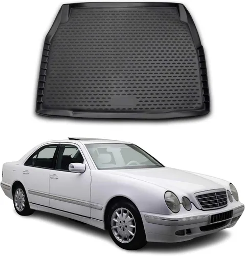 Vista 13 de Alfombrillas de Carga OMAC para Mercedes Clase E W211 Sedán 2004-2009 Goma TPE Negra