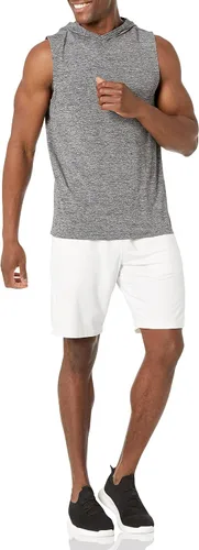 Vista 4 de Tienda Essentials Sudadera con capucha Tech Stretch sin mangas para hombre