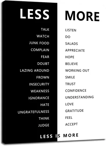Vista 76 de Arte Motivacional para Pared Core Values Póster Inspiracional Impresiones Inspiradoras en Lienzo Obras de Arte para Oficina Sala de Estar Decoración