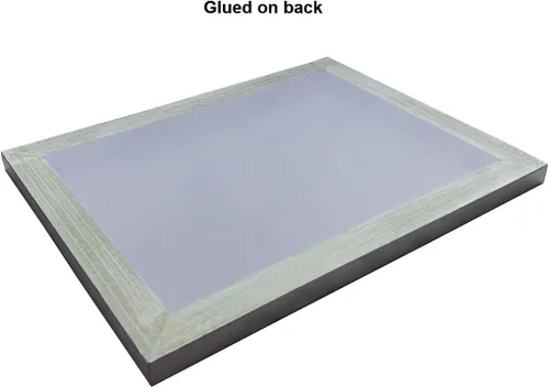 Vista 5 de Pantallas de impresión de pantalla de seda de aluminio 20 x 24 pulgadas Frame-110 malla blanca (2 PCS)