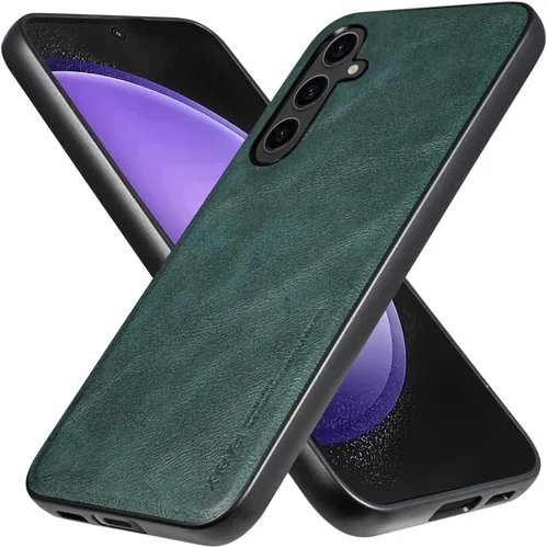 Vista 87 de X-level Funda para Samsung Galaxy Z Flip 6, delgada funda delgada de piel sintética para teléfono, TPU suave, a prueba de golpes, protección Negro