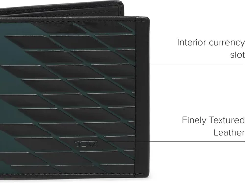 Vista 5 de TUMI Billetera doble verde oscuro talla única, Verde oscuro, Doble Billetera