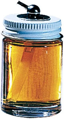 Vista 2 de Paasche Conjunto de botella de vidrio de 1/2 onza para aerógrafo V