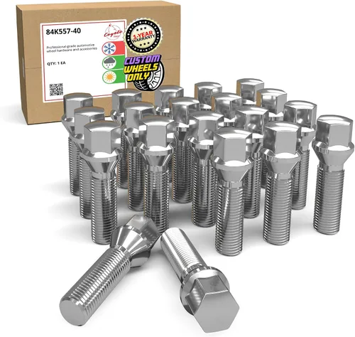 Vista 7 de Wheel Accessories Parts Juego de 20 pernos de orejeta M14 x 1.25 14 x 1.25 para asiento de bellota, 0.669 in, hexagonal, 1.299 in de longitud