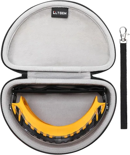Vista 2 de LTGEM Estuche para gafas de seguridad Dewalt DPG82/DPG82-11/DPG82-11C/DPG82-11D/DPG82-21/DPG82-21C/DPG82-21D/DPG84 (Solo estuche)