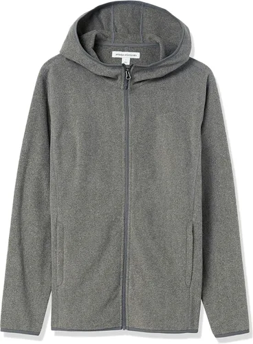 Vista 6 de Tienda Essentials Men's Long-Sleeve Hooded Full-Zip Polar Fleece Jacket
