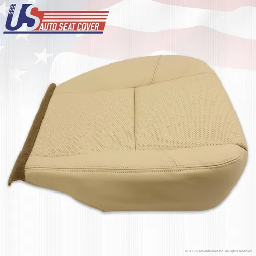 Vista 6 de 2007 2008 para Cadillac Escalade Cubierta de asiento de cuero inferior derecha perforada marrón
