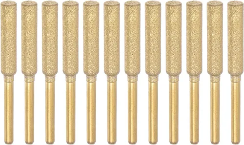 Vista 7 de HARFINGTON 2 paquetes (12 piezas) brocas de diamante para motosierra de 5/32 pulgadas de cabeza de cilindro de 0.157 in, amoladora eléctrica