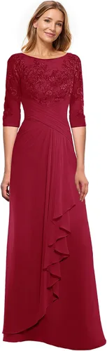 Vista 6 de JAEDEN Mother of The Bride Dresses Lace Long - Mother of Groom Dresses for Wedding 2025