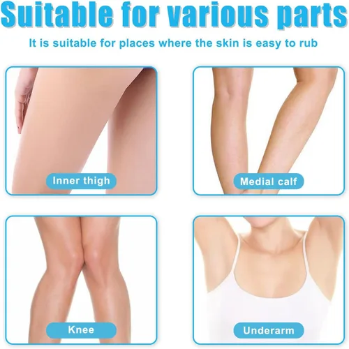 Vista 5 de 30 almohadillas antifricción para muslos, parche antirozaduras, parche antidesgaste para muslos, cinta corporal para muslos para mujer, almohadillas