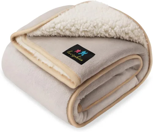 Vista 14 de Cobija impermeable para mascotas, a prueba de líquidos y orina, para sofá, cama, sillón, reversible, vellón, forro polar, protector de muebles