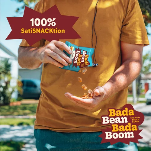 Vista 6 de Enlightened Bada Bean Bada Boom - Proteína a base de plantas, libre de gluten, vegana, crujientes y tostadas (habas), 110 calorías por porción