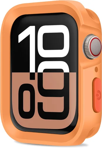 Vista 22 de Amizee Estuche Resistente Compatible con Apple Watch Series 9/8/7 41mm SE 3/2/1 Series 6/5/4 40mm, Funda Protectora de TPU Blanda a Prueba de Golpes