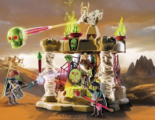 Vista 2 de Playmobil Sal'ahari Sands - Juguete esqueleto del templo del ejército