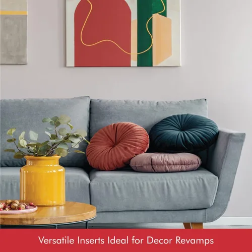 Vista 6 de Fairfield Poly-Fil Premier, inserto de almohada ultra afelpado, rellenos de almohada redondos para almohadas decorativas, almohadas de viaje