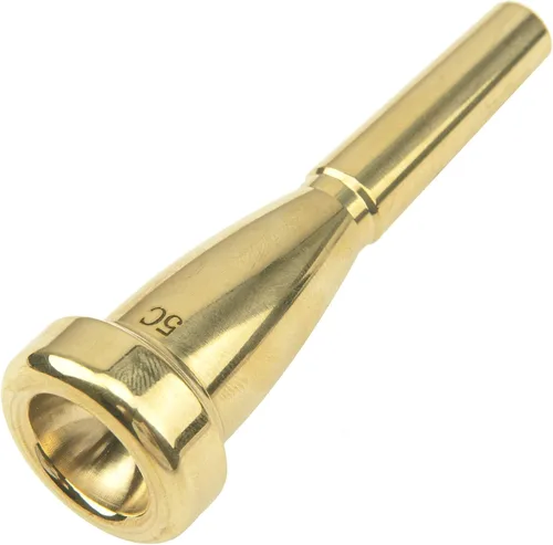 Vista 7 de Boquilla de trompeta chapada en oro de metal compatible con piezas de accesorios de trompeta (3C)