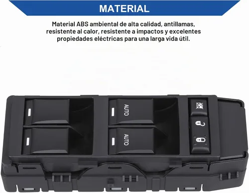 Vista 6 de Obaee Interruptor eléctrico de ventana compatible con Jeep Commander/Grand Cherokee 2006-2010, Chrysler Aspen/Chrysler 200/300/Sebring, Dodge