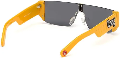 Vista 5 de GUESS Gafas de sol con logotipo sin montura x J Balvin para hombre, Amarillo