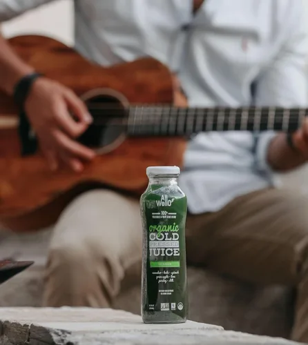 Vista 5 de ALLWELLO Bebidas orgánicas de jugo prensado en frío con frutas y verduras reales sin gluten, sin OMG, jugos saludables sin conservantes sin azúcar