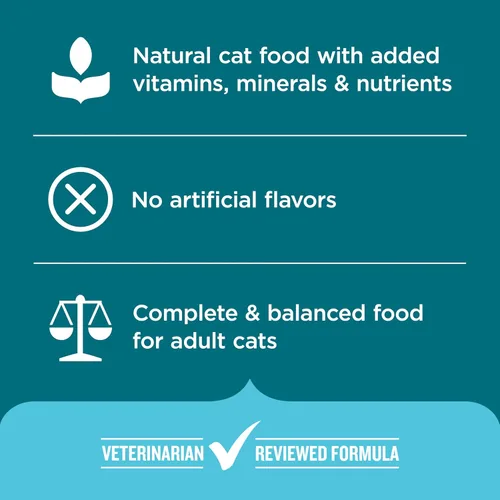 Vista 5 de Nutrish Rachael Ray Alimento seco para gatos Receta de salmón real y arroz integral, bolsa de 2.5 libras