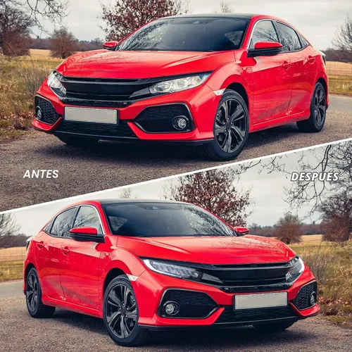 Vista 4 de VLAND Faros delanteros compatibles con Honda Civic 2016-2021 con señal de giro secuencial