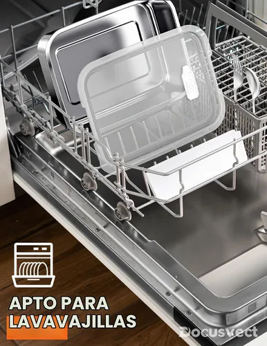 Vista 5 de Docusvect - Fiambrera eléctrica inalámbrica para adultos, 1.3 L, con calefacción 20,000mAh Heated Lunch Box Cordless for Men, 2H Heat+1H