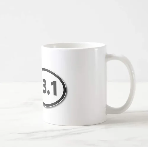 Vista 3 de D STICKY COMPANY 13.1 Half Marathon Black Taza de café de cerámica de 11 oz – El mejor regalo para corredores y entusiastas del maratón