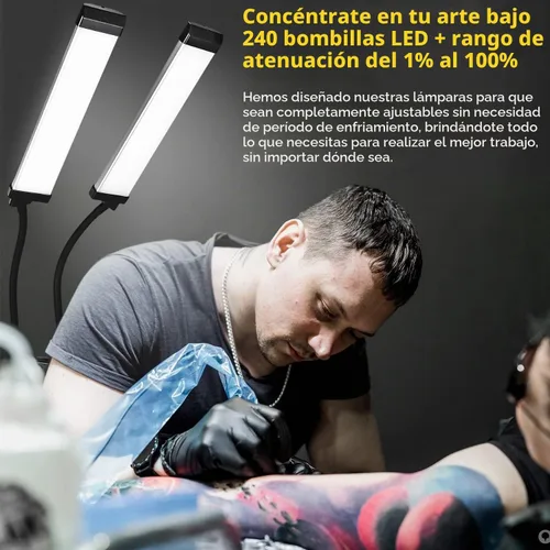 Vista 3 de CENOZ - Lámpara de pestañas para extensiones de pestañas, 5800 lúmenes, luz esteticista para extensiones de pestañas con soporte de trípode