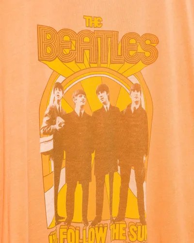 Vista 3 de Camiseta The Beatles Follow The Sun Easy para mujer