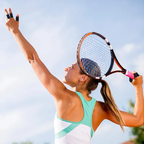 Vista 5 de Civaner 12 fundas de dedos para artritis deportivas transpirables y elásticas para los dedos, protectores de compresión para articulaciones
