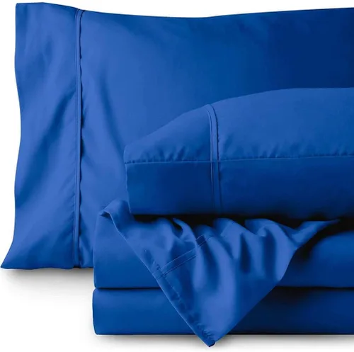 Vista 11 de 500TC Hoja de Super Calidad Ropa De Cama fija 100% algodón egipcio 4pc Set 24" pulgadas bolsillo extra profundo