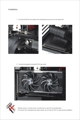 Vista 4 de Tarjeta gráfica GPU vertical de velocidad completa PCI-E 4.0 x16 Cable elevador de alta velocidad Gen4 Flexible Extensor Cable Riser Puerto