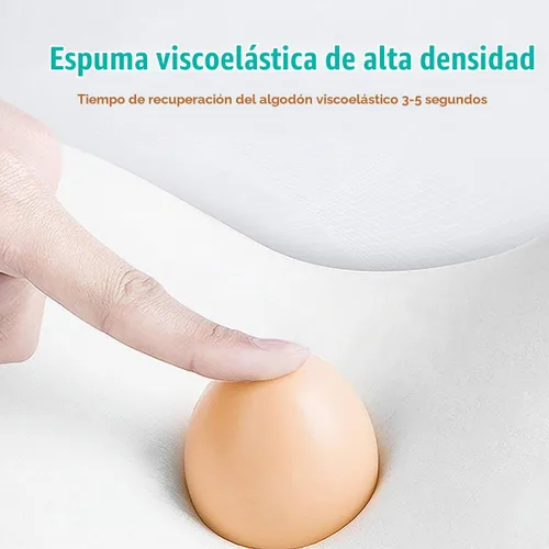 Vista 6 de Almohada de apoyo lumbar/cojín de respaldo, respaldo ortopédico de espuma viscoelástica con malla 3D transpirable para asiento de coche, silla