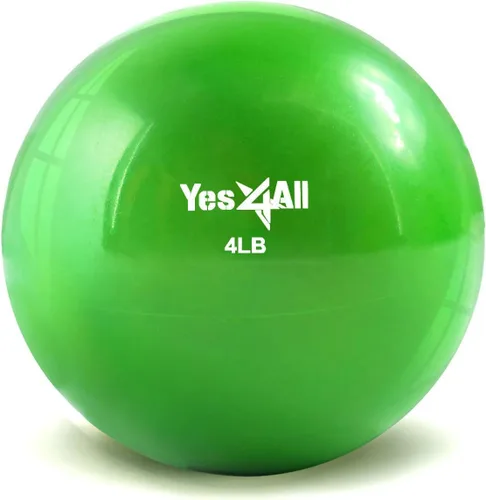 Vista 8 de Yes4All - Bolas de tonificación con peso para ejercicio, bolas medicinales suaves para ejercicio, pilates, yoga, equilibrio, flexibilidad, 2-10