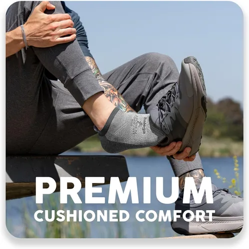 Vista 3 de Balega Hidden Comfort - Calcetines deportivos para correr, unisex, invisibles, de rendimiento (1 par)
