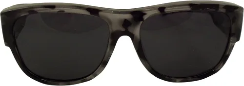 Vista 4 de Ajuste de estampado animal sobre gafas de sol sobre gafas graduadas - Funda incluida