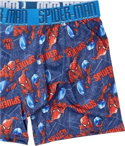 Vista 8 de Spiderman Boys' Boxer Brief Multipacks with Multiple Print Choices Available in Sizes 4, 6, 8, 10, and 12