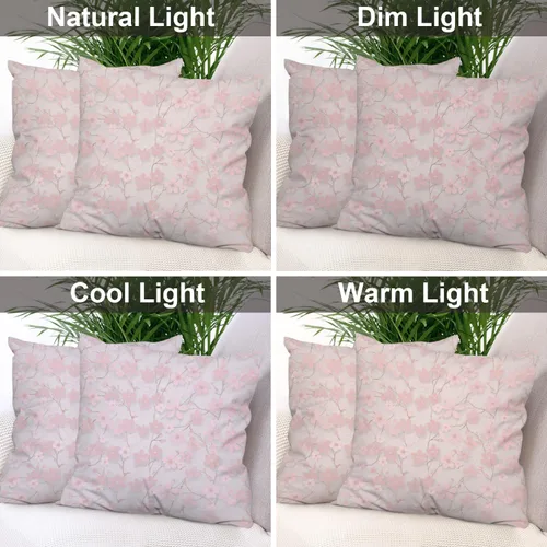 Vista 65 de Batmerry Autumn Pumpkin Templeton Throw Pillow Covers, Green Leaves Paths Forests Decorative Pillow Covers Digital Printing Blended for Couch Sofa