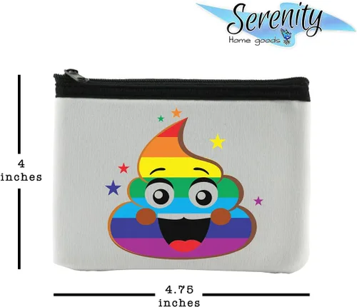 Vista 6 de Bee-You-Tiful Coin Purse Wallet Pouch For Women Small Card Change Bag With Zipper Mini Travel Purse For ID Case Makeup Card Novelty Bag