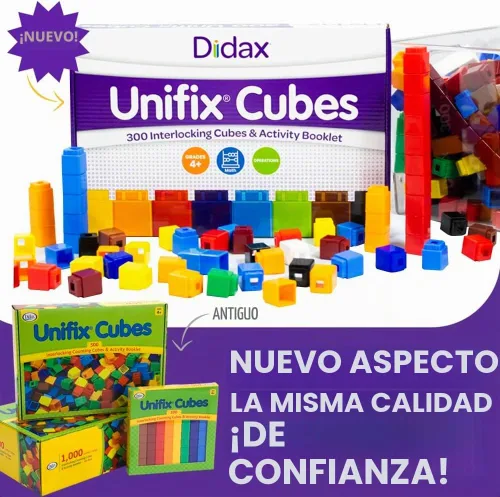 Vista 3 de Unifix Cubes (100 unidades)
