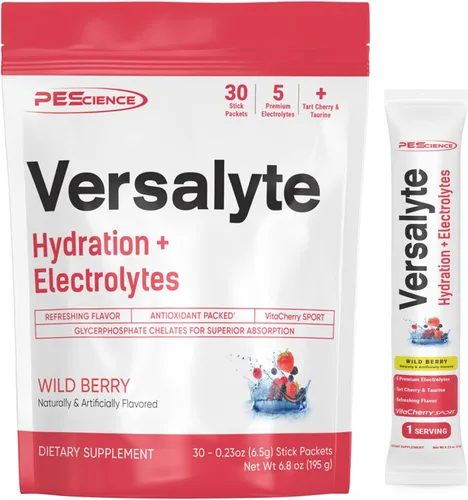 Vista 9 de PEScience Versalyte - Paquetes de hidratación con electrolitos, cereza