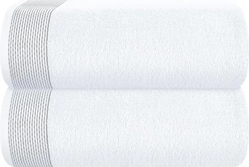 Vista 11 de Belizzi Home Juego de 3 toallas de algodón ultra suave, contiene una toalla de baño de 28 x 55 pulgadas, una toalla de mano de 16 x 24 pulgadas y un