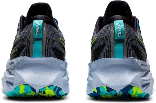 Vista 5 de ASICS Zapatillas de correr NOVABLAST 2 LE para hombre negroverde peligro